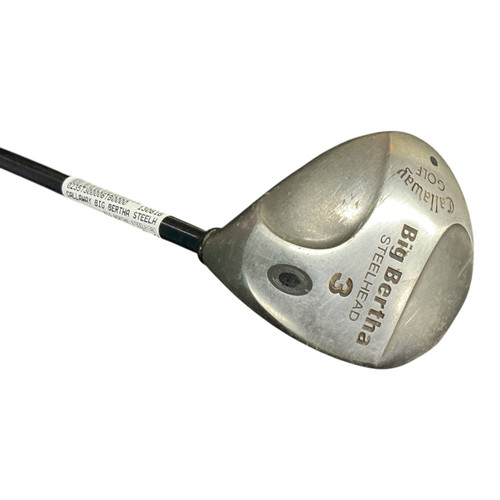 Vist Large View of Product Image Which is Used Callaway BIG BERTHA STEELHEAD Mens Fairway Wood RH 3 Wood