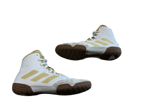 Vist Large View of Product Image Which is Used Adidas Wrestling Shoes White Junior 05