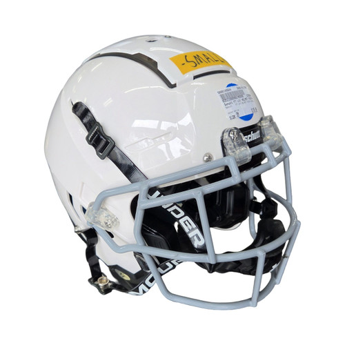 Vist Large View of Product Image Which is Used Schutt F7 LX1 HELMET YOUTH SMALL FB Helmet White SM