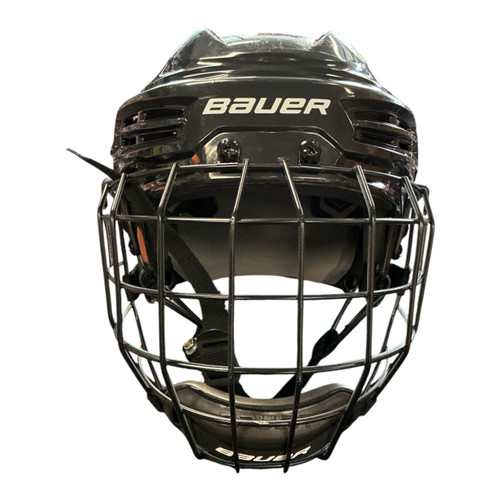 Vist Large View of Product Image Which is Used Bauer IMS 5.0 Helmet Cage Combo Black SM