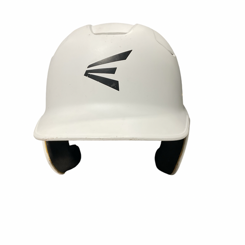 Vist Large View of Product Image Which is Used Easton WHITE BB HELMET Batting Helmet No Mask White One Size