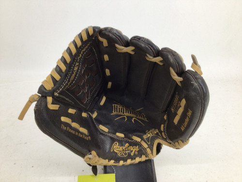 Vist Large View of Product Image Which is Used Rawlings HIGHLIGHT 11.5IN RHT BB GLOVE BB/SB Glove RH Throw Brown 11 1/2"