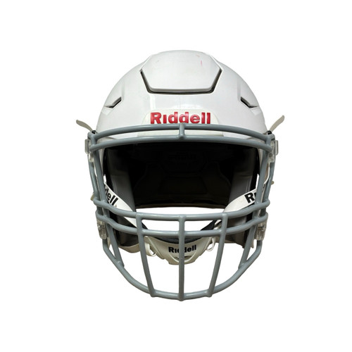 Vist Large View of Product Image Which is Used Riddell SPEEDFLEX YTH FB Helmet White MD