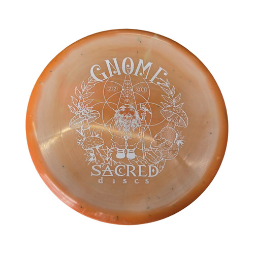 Vist Large View of Product Image Which is Used SACRED GNOME Disc Golf Mid Range Orange