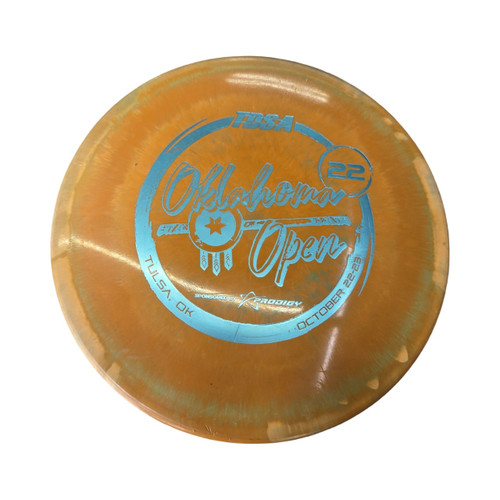 Vist Large View of Product Image Which is Used Prodigy PUTTER OK OPEN Disc Golf Putter Orange