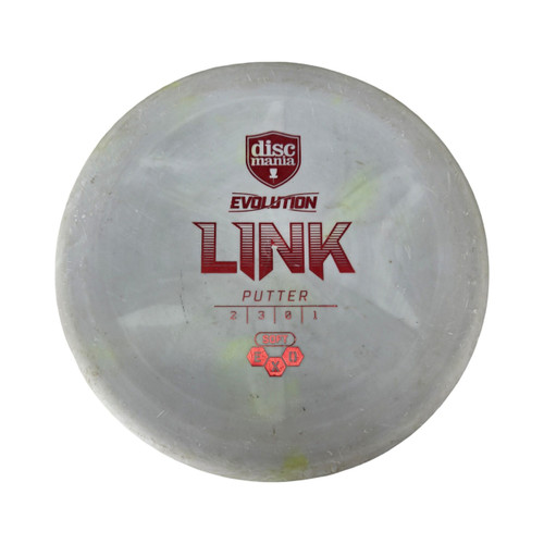 Vist Large View of Product Image Which is Used Discmania EVO LINK SOFT EXO Disc Golf Putter White