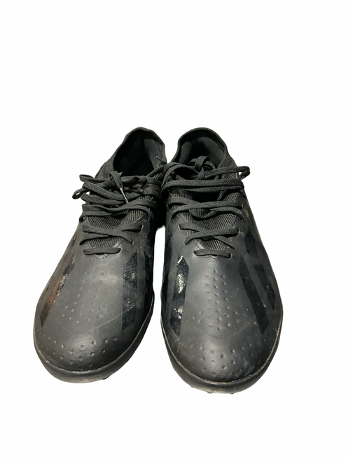 Vist Large View of Product Image Which is Used Adidas Soccer Indoor Shoes Black Senior 9.5