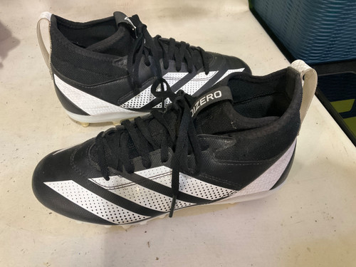 Vist Large View of Product Image Which is Used ADIZERO BB/SB Cleats Black Junior 04.5