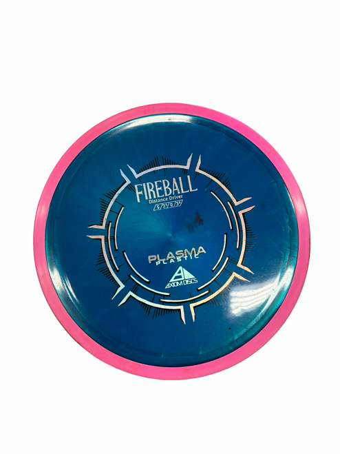 Vist Large View of Product Image Which is Used Axiom FIREBALL Disc Golf Driver Navy Blue