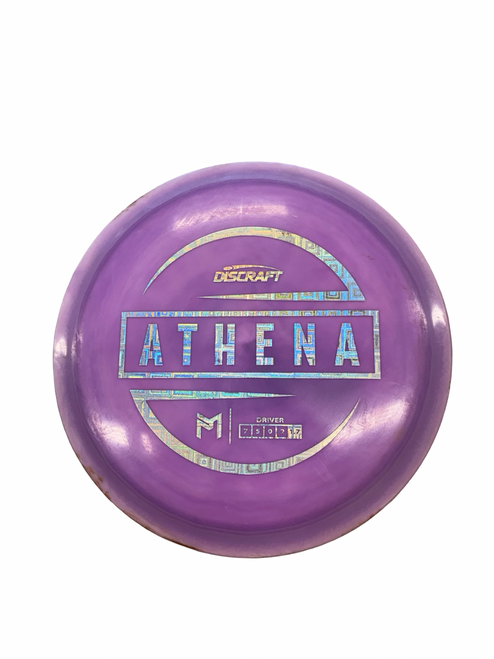 Vist Large View of Product Image Which is Used Discraft ATHENA Disc Golf Driver Purple