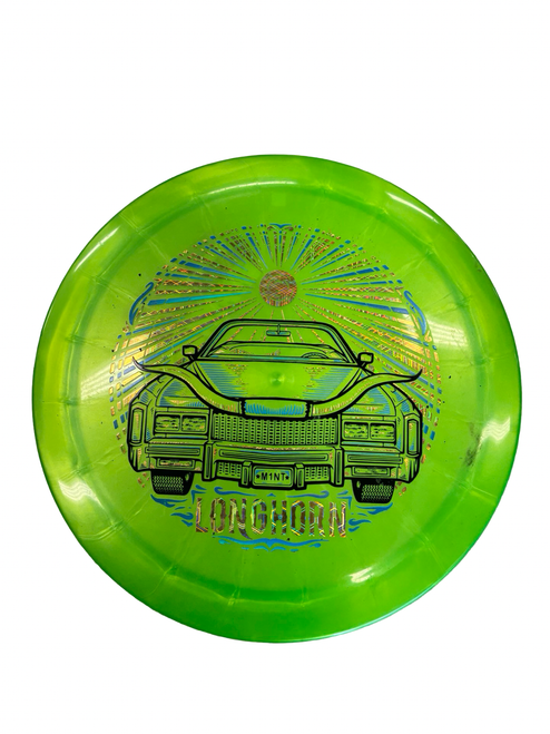 Vist Large View of Product Image Which is Used LONGHORN Disc Golf Driver Green