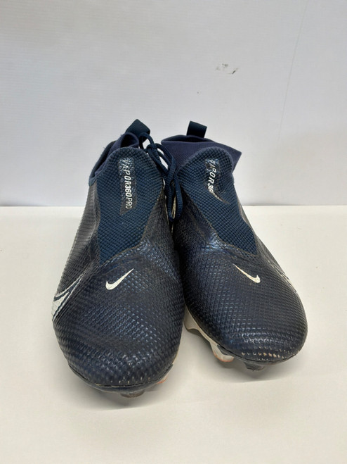 Vist Large View of Product Image Which is Used Nike Adult FB Cleats Navy Blue Senior 7.5