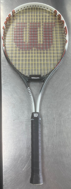 Vist Large View of Product Image Which is Used Wilson IMPACT Adult Tennis Racquet Black Unknown