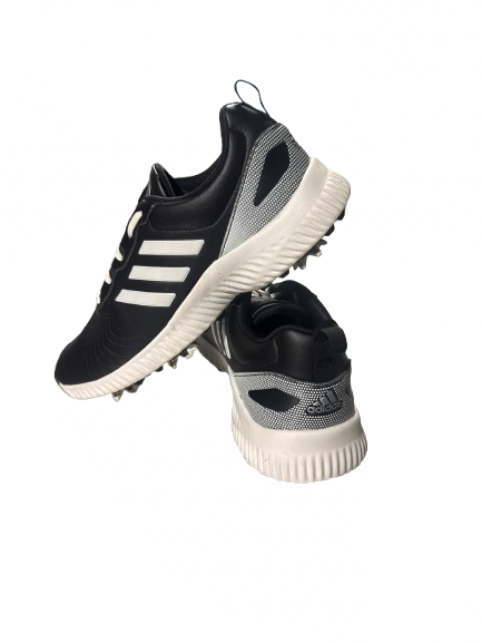Vist Large View of Product Image Which is Used Adidas Womens Golf Shoes Black And White Senior 8
