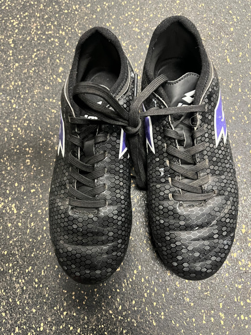 Vist Large View of Product Image Which is Used Lotto Soccer Cleats Black Junior 05