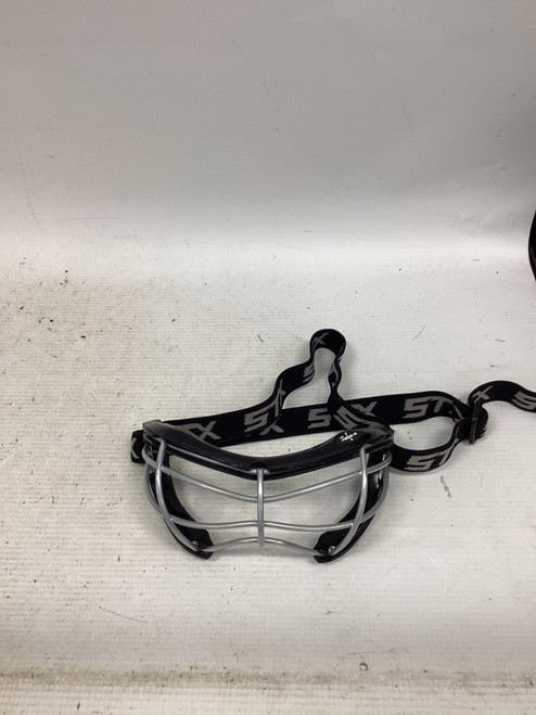 Vist Large View of Product Image Which is Used STX 2 SEE-S Lacrosse Facial Protect Black Senior