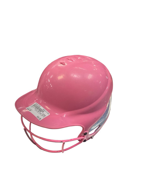 Vist Large View of Product Image Which is Used RIP-IT BB/SB BATTING HELMET SM Batting Helmet w/Mask Pink SM
