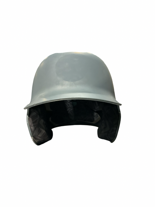 Vist Large View of Product Image Which is Used Evoshield GRAY BB HELMET Batting Helmet No Mask Grey One Size