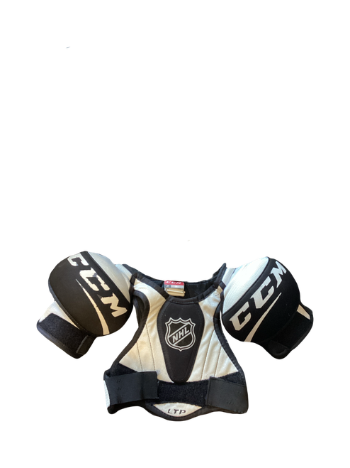 Vist Large View of Product Image Which is Used CCM LTP Junior Shoulder Pads SM