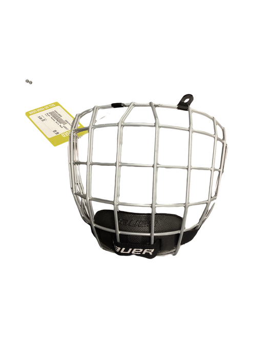 Vist Large View of Product Image Which is Used Bauer Hockey Wire Mask Grey One Size