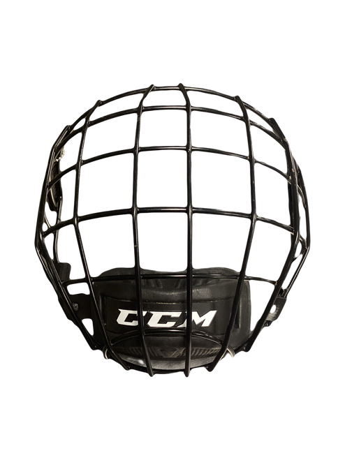 Vist Large View of Product Image Which is Used CCM Hockey Wire Mask Black SM