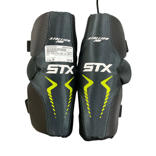 Vist Large View of Product Image Which is Used STX STALLION 200 LAX ARM PADS Lacrosse Arm Pads/Guards Black SM