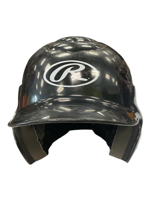 Vist Large View of Product Image Which is Used Rawlings BATTING HELMET Batting Helmet No Mask Black One Size
