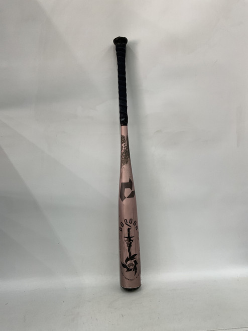 Vist Large View of Product Image Which is Used Demarini 2025 VOODOO ONE ROSE GOLD BB/SB High School -3 Bat 31"