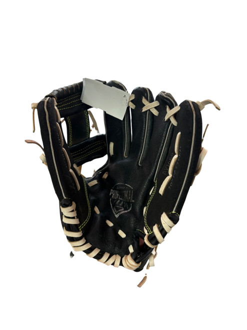 Vist Large View of Product Image Which is Used Easton PROFESSIONAL YTH BB/SB Glove RH Throw Grey 10"