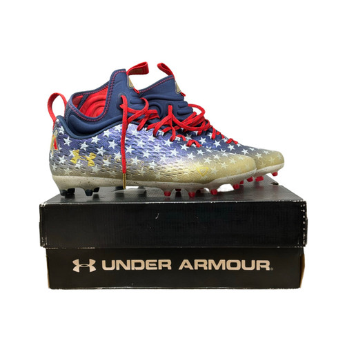 Vist Large View of Product Image Which is Used Under Armour Adult FB Cleats USA Senior 13