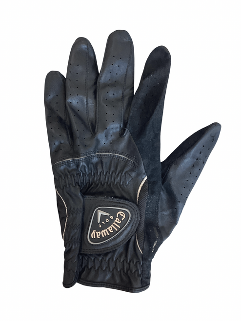 Vist Large View of Product Image Which is Used Callaway Mens Golf Glove Black LG