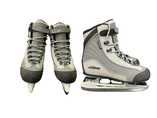 Vist Large View of Product Image Which is Used CCM ALPINE Mens Softboot Skate Grey Senior 8