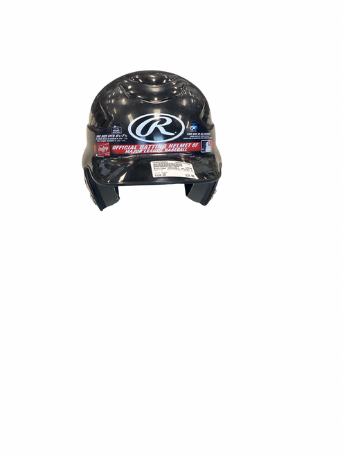 Vist Large View of Product Image Which is Used Rawlings BASEBALL HELMET SM Batting Helmet No Mask Black SM