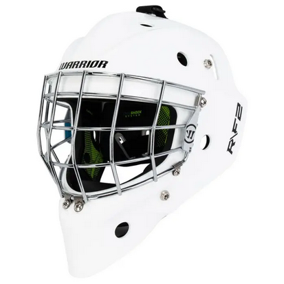 Vist Large View of Product Image Which is New WARRIOR F2 E YTH GOAL MASK - White