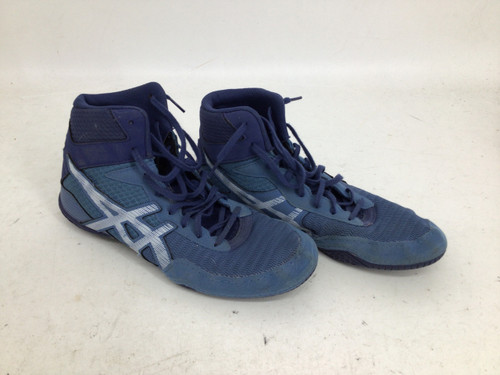 Vist Large View of Product Image Which is Used Asics MATCONTROL 2 SR 10.5 WRESTLING SHOE Wrestling Shoes Carolina Blue Senior 10.5