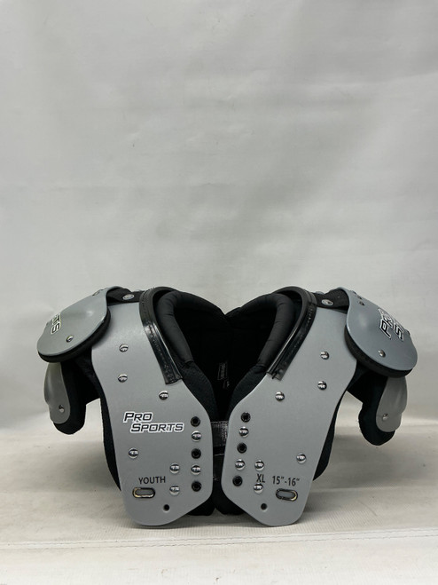 Vist Large View of Product Image Which is Used PRO SPORTS FB Shoulder Pads Grey XL