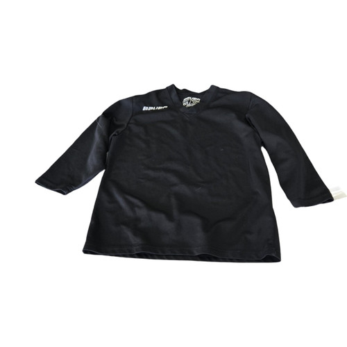 Vist Large View of Product Image Which is Used Bauer YOUTH PRACTICE JERSEY Hockey Practice Jersey Black XS