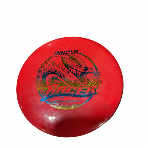 Vist Large View of Product Image Which is Used Innova RACER Disc Golf Driver Red