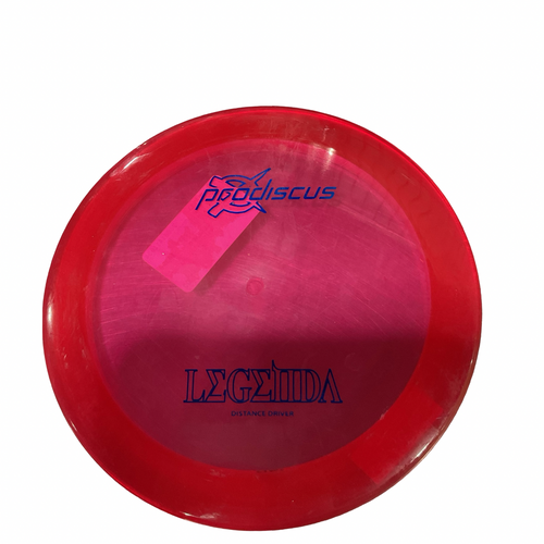 Vist Large View of Product Image Which is Used PRODISCUS LEGENDA Disc Golf Driver Red
