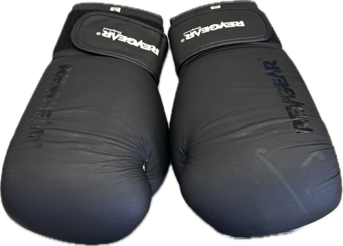 Vist Large View of Product Image Which is Used RevGear Boxing Gloves Black Senior