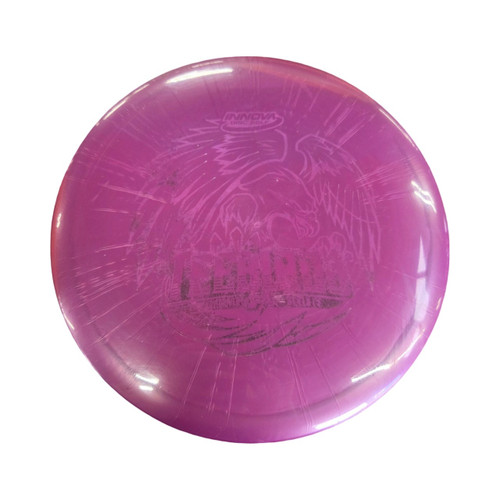 Vist Large View of Product Image Which is Used Innova TEE BIRD 3 G STAR DRIVER Disc Golf Driver Purple