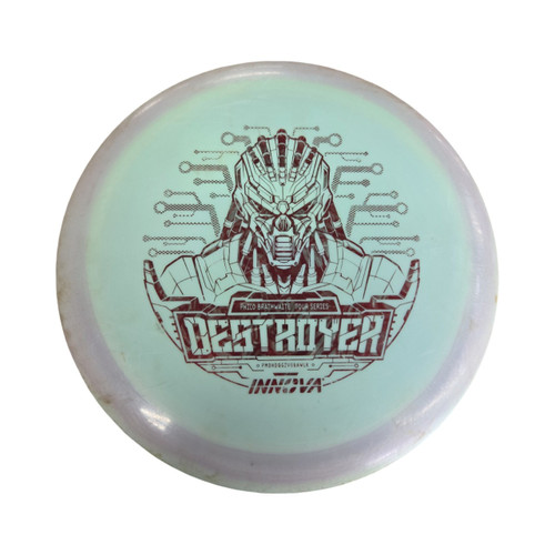 Vist Large View of Product Image Which is Used Innova DESTROYER DRIVER Disc Golf Driver Turquoise