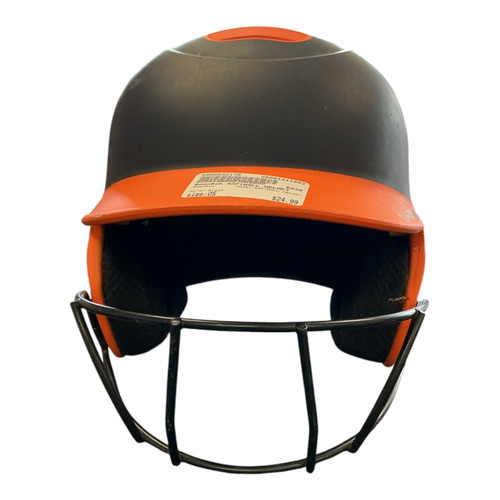 Vist Large View of Product Image Which is Used BoomBah SOFTBALL HELMET Batting Helmet w/Mask Black One Size