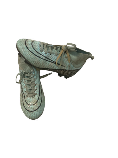 Vist Large View of Product Image Which is Used Adidas Soccer Cleats Royal Blue Junior 03
