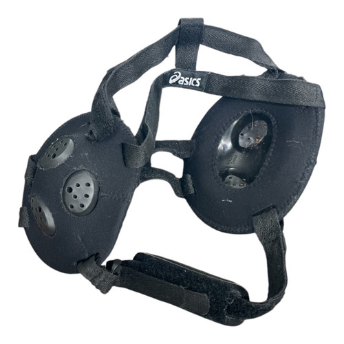 Vist Large View of Product Image Which is Used Asics Wrestling Headgear Black