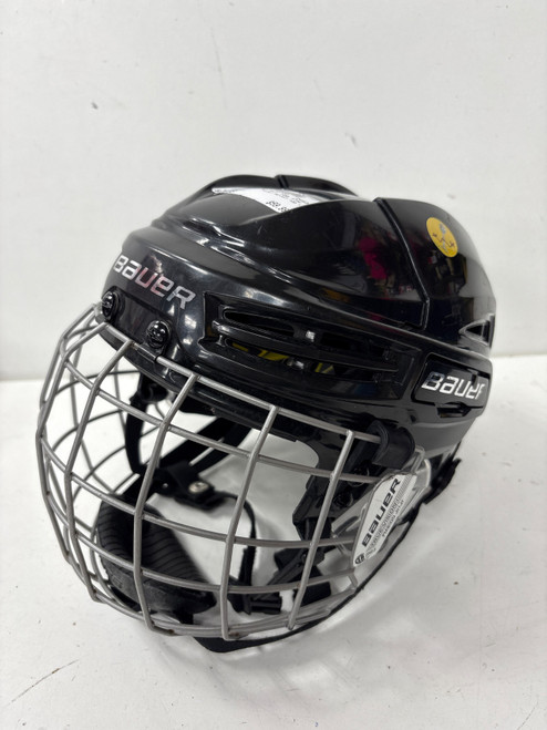 Vist Large View of Product Image Which is Used Bauer RE-AKT 100 YTH Helmet Cage Combo Black XS