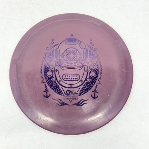 Vist Large View of Product Image Which is Used Gateway STORM ABYSS CAT 3 X Disc Golf Driver Maroon 174g