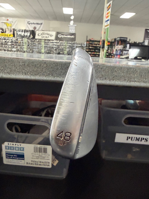Vist Large View of Product Image Which is Used Titleist SM9 VOKEY Golf Wedge Mens RH 48 Degree