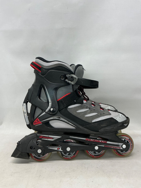 Vist Large View of Product Image Which is Used Rollerblade Roller Hockey Skates Black Senior 10