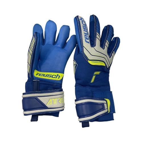 Vist Large View of Product Image Which is Reusch AIRRACT Soccer Goalie Gloves Royal Blue 7